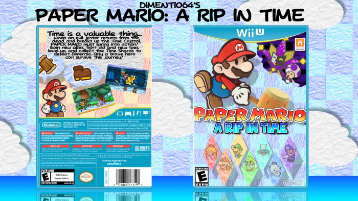 Paper Mario: A Rip in Time box art cover