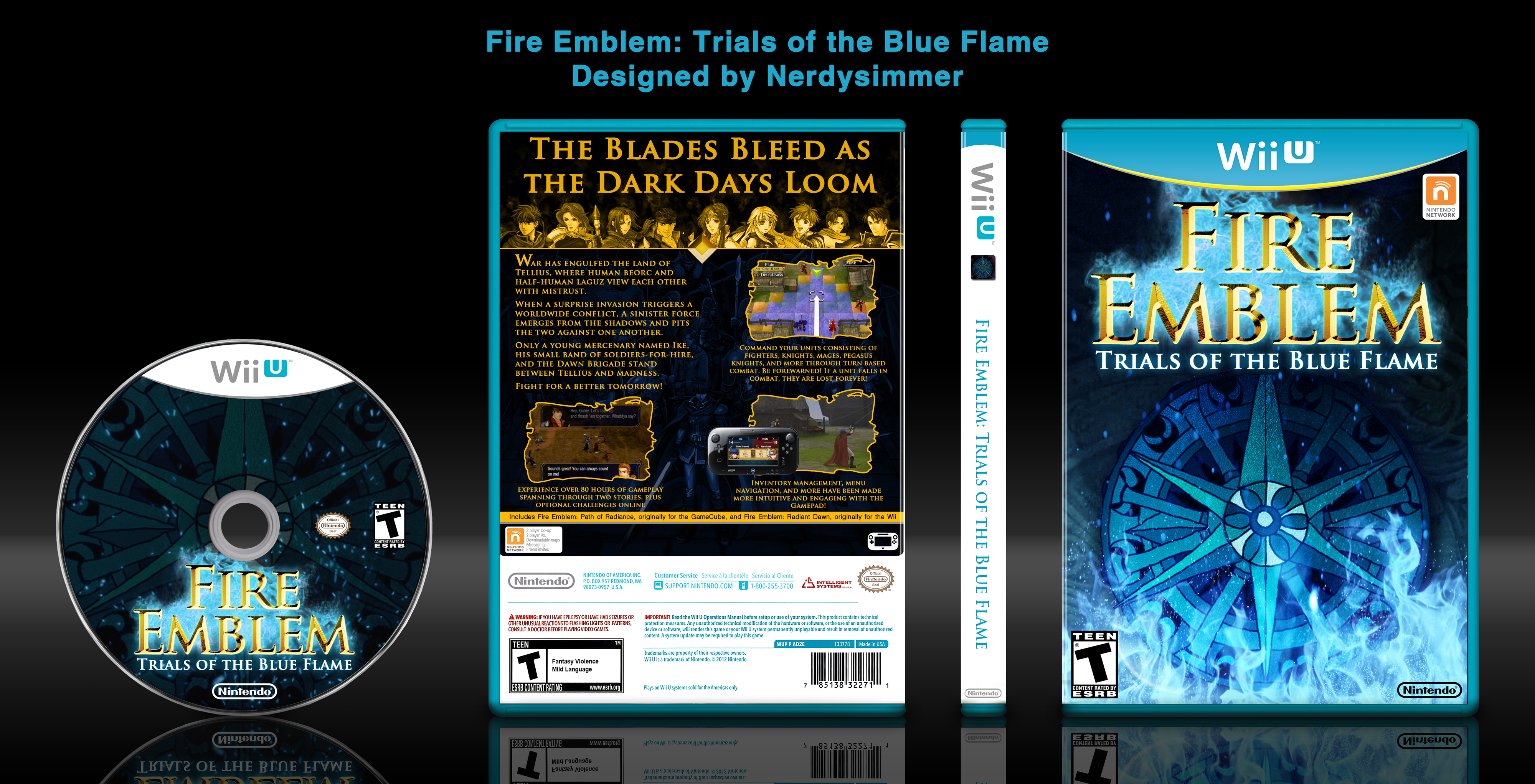 Fire Emblem: Trials of the Blue Flame box cover