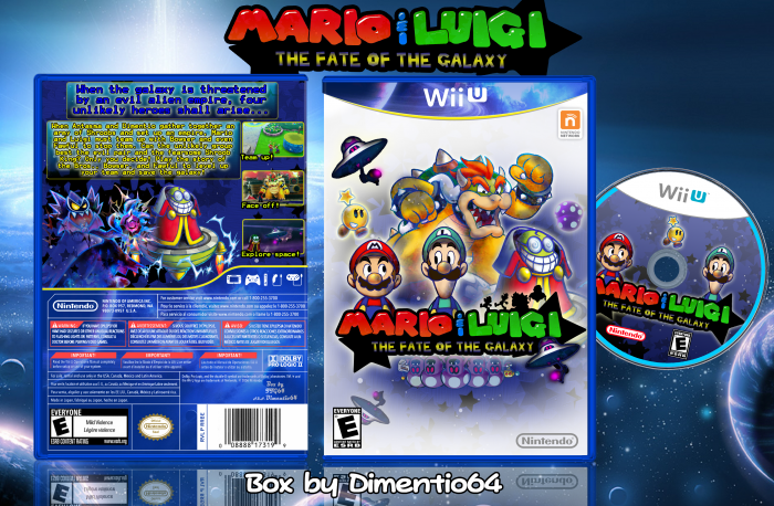 Mario & Luigi: The Fate of the Galaxy box art cover