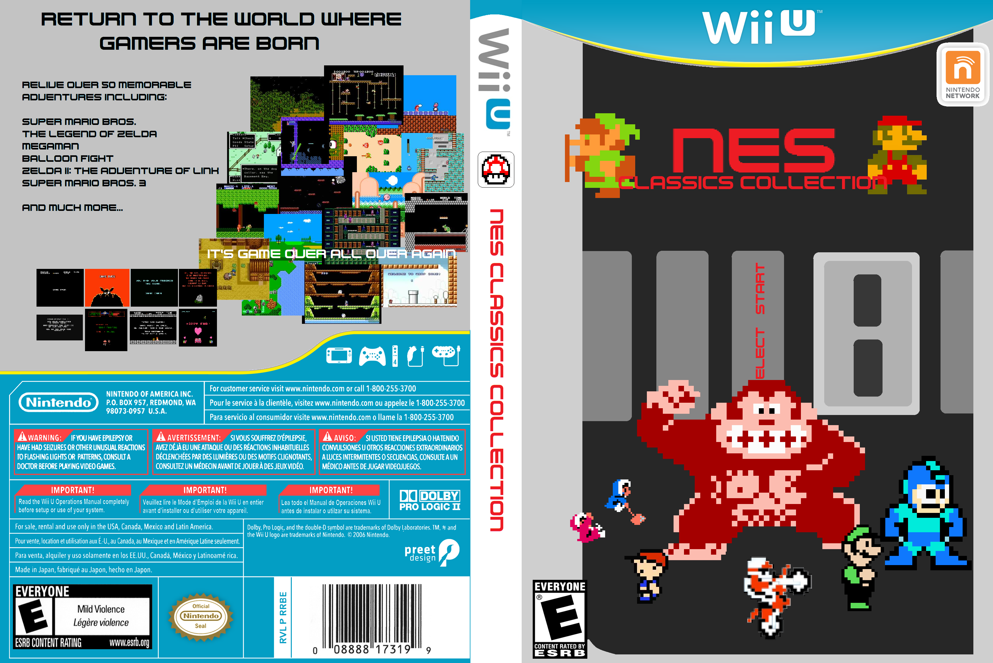 Nes игры сборник. Wii Нинтендо 2006. Nintendo Entertainment System Classic Box. Nintendo Entertainment System обложки лучших игр. Super Mario Bros 2 Japan NES Box.