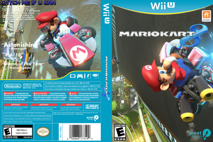 Mario kart 8 box art cover