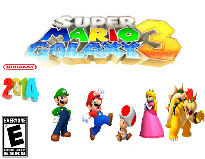 Super Mario Galaxy 3 Poster box art cover