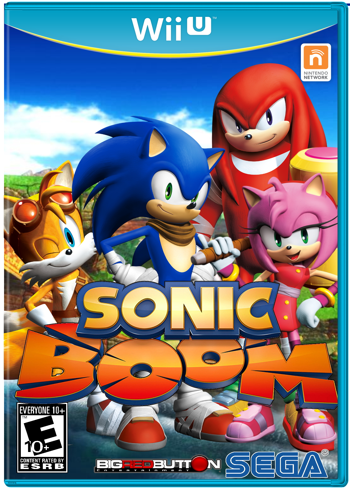 Viewing full size Sonic Boom box cover