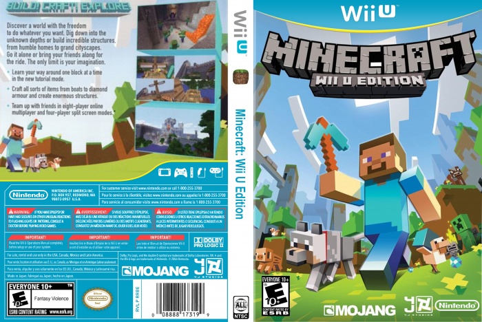 Minecraft: Wii U Edition box art cover