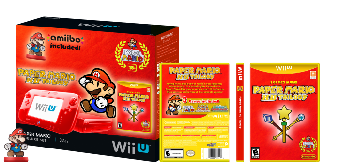 Paper Mario HD Trilogy Bundle box art cover