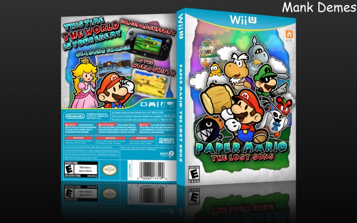 Paper Mario The Lost Sons box art cover