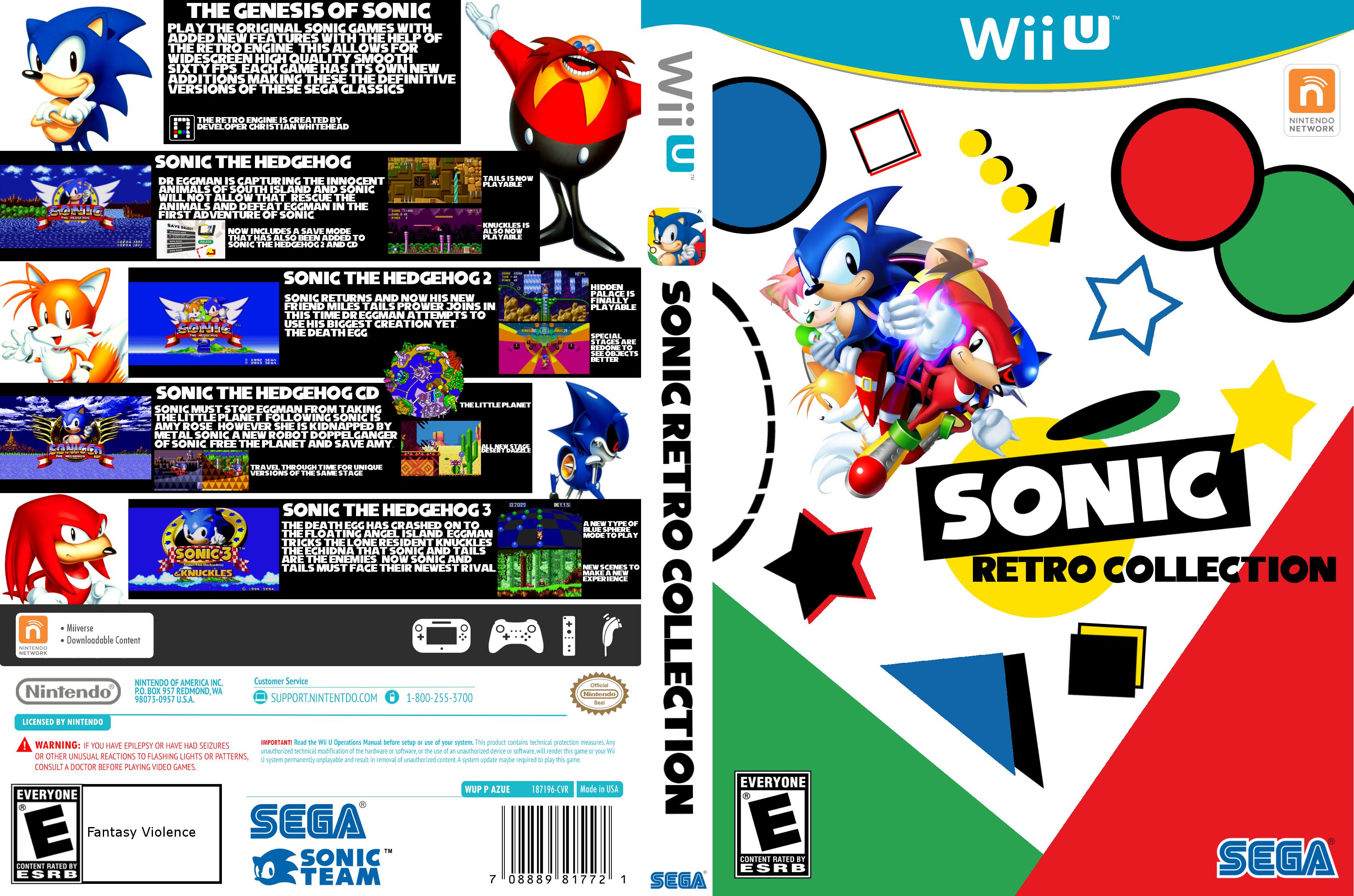 Sonic Retro Collection box cover