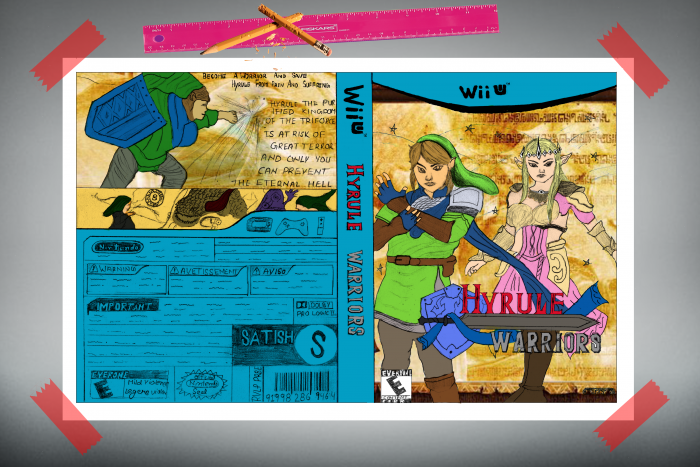 Hyrule Warriors box art cover
