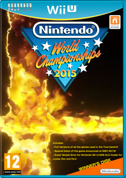 Maquinilla de afeitar Espera un minuto Sympton Nintendo World Championships 2015 Wii U Box Art Cover by Rucdose