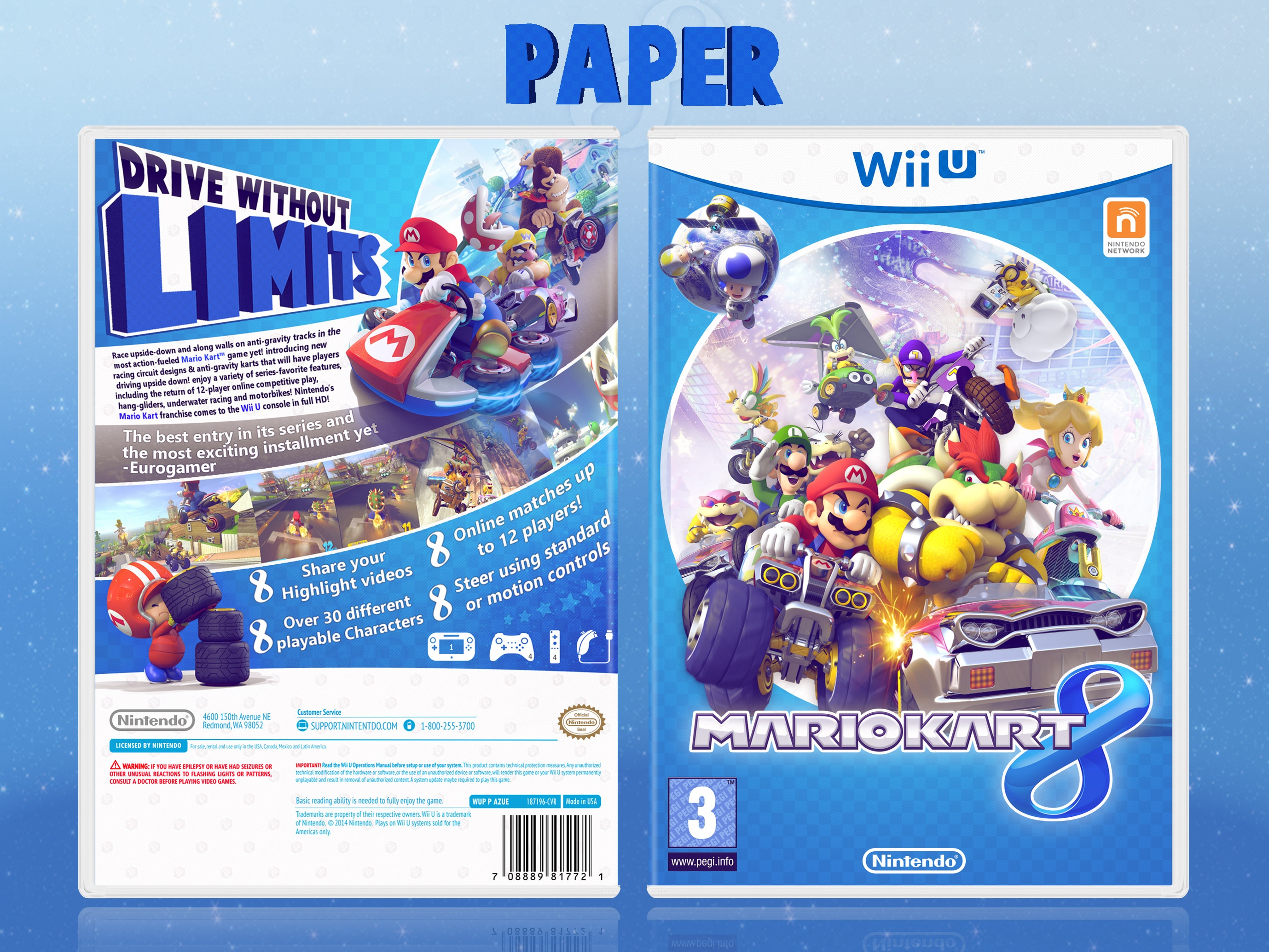 Mario Kart 8 box cover