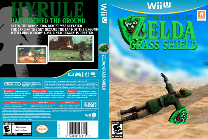 The Legend of Zelda: Grass Shield box art cover