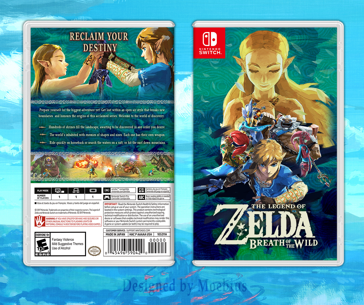 The Legend of Zelda: Breath of the Wild Nintendo Switch HACPAAAAA