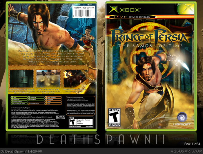 Prince of Persia : Sands of Time box art cover