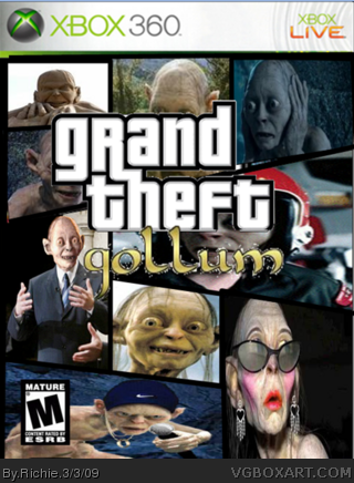 Grand Theft Gollum box cover