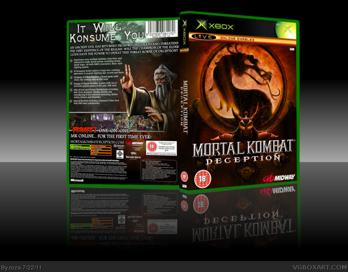 Mortal Kombat: Deception box art cover