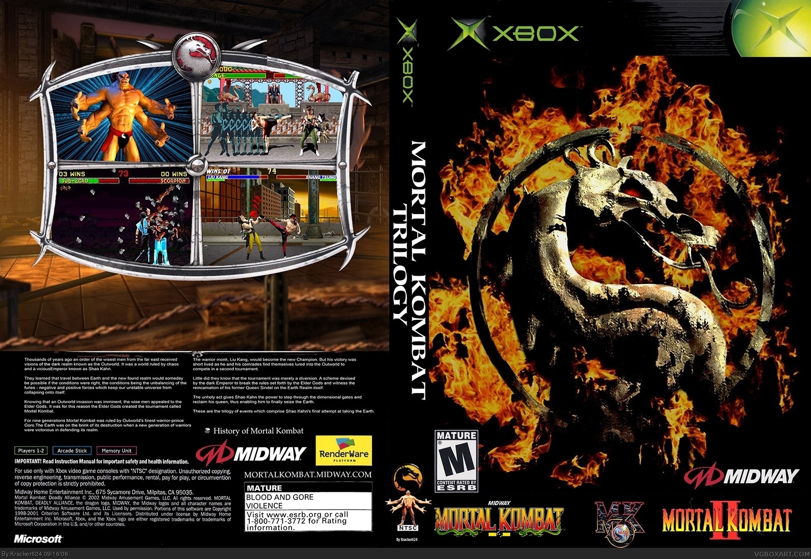 Mortal Kombat: Trilogy box cover