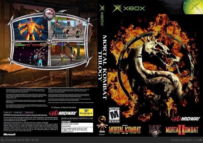 Mortal Kombat: Trilogy box art cover