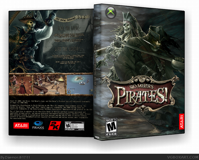 Sid Meier's Pirates! box art cover