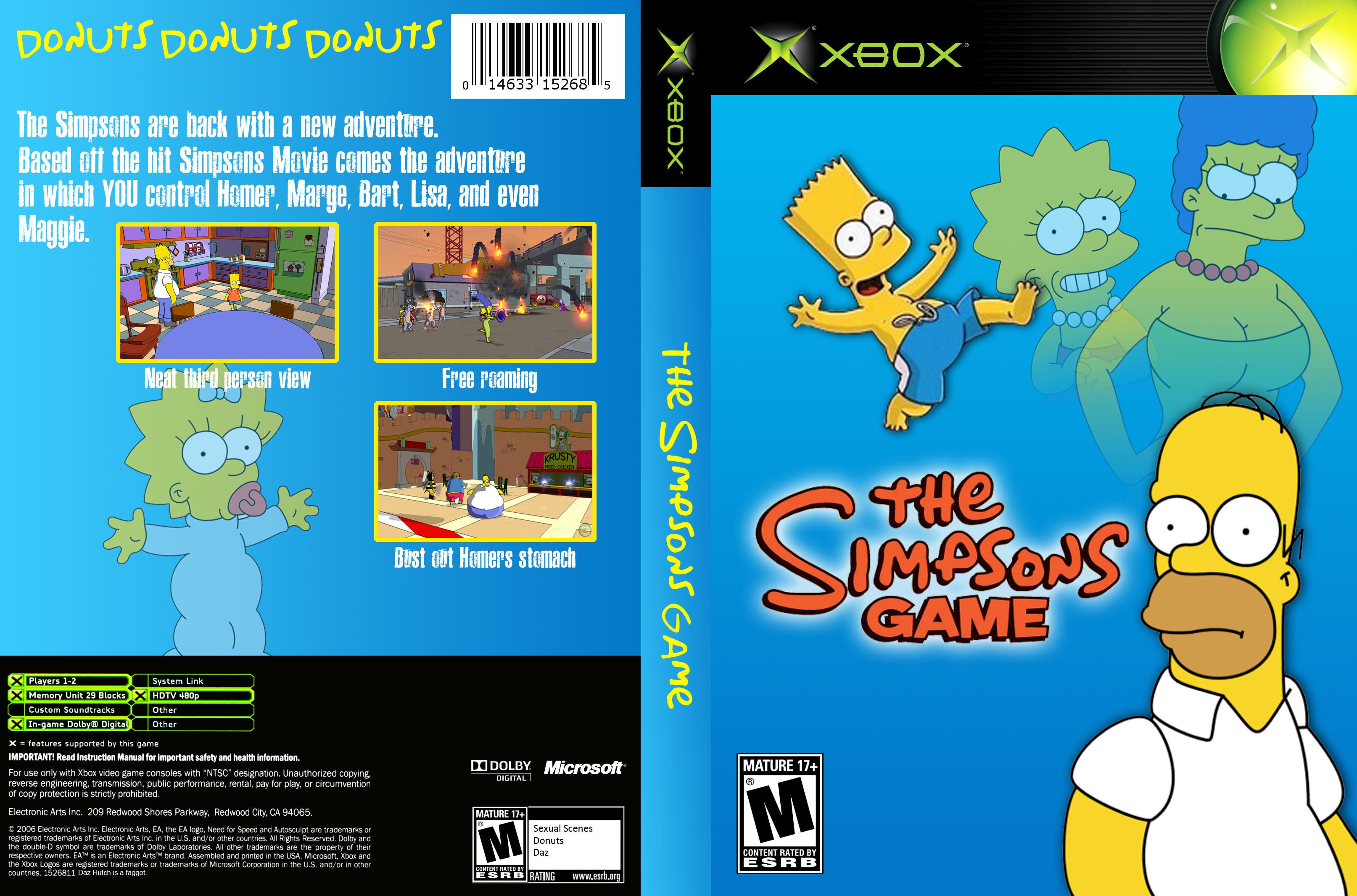 the simpsons game xbox 1