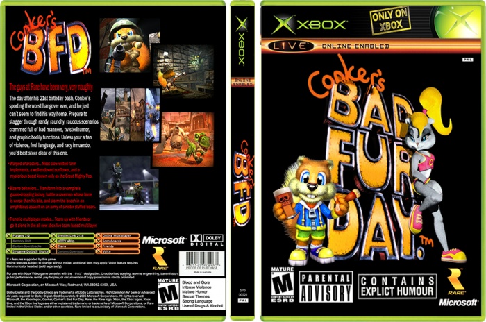 Conker Live and Reloaded. 