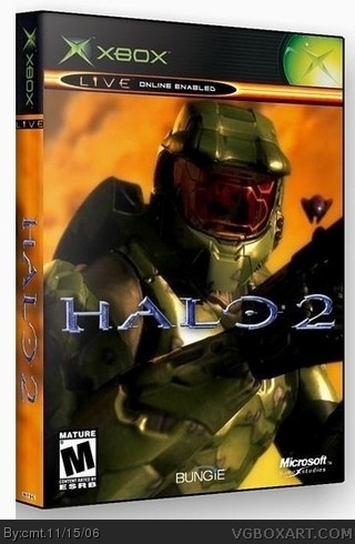 Halo 2 Xbox Box Art Cover by cmt