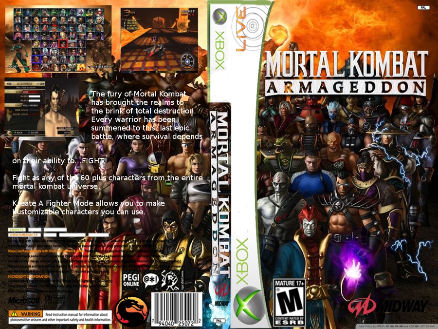 Mortal Kombat Armaggedon box cover