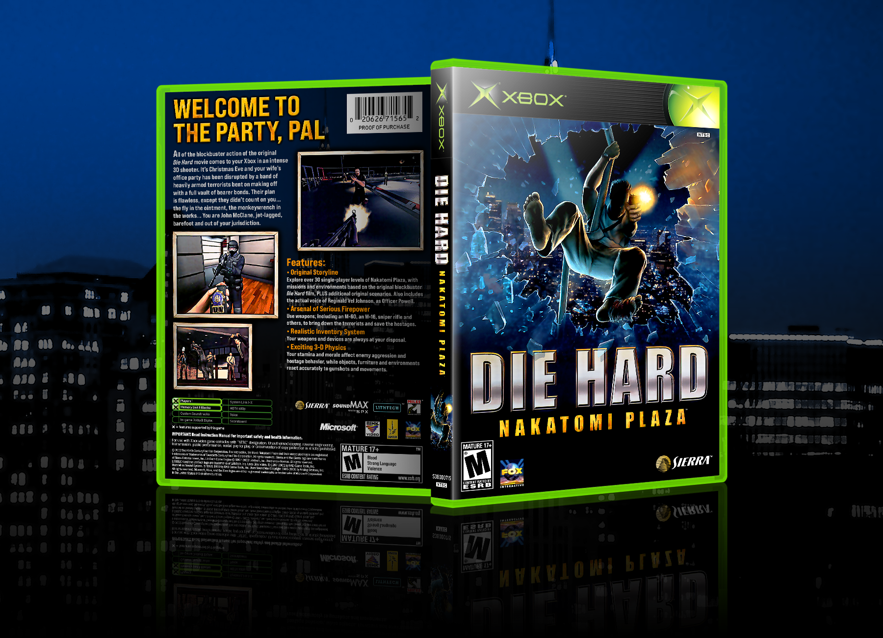 Die Hard: Nakatomi Plaza box cover