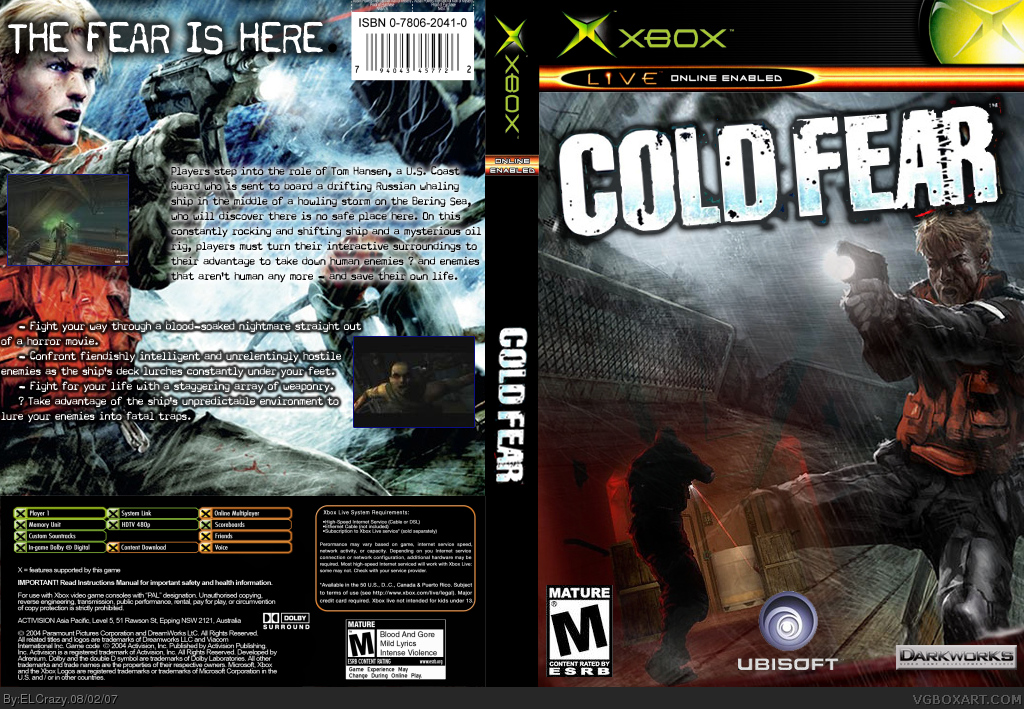 10416円 お得 Cold Fear Xbox