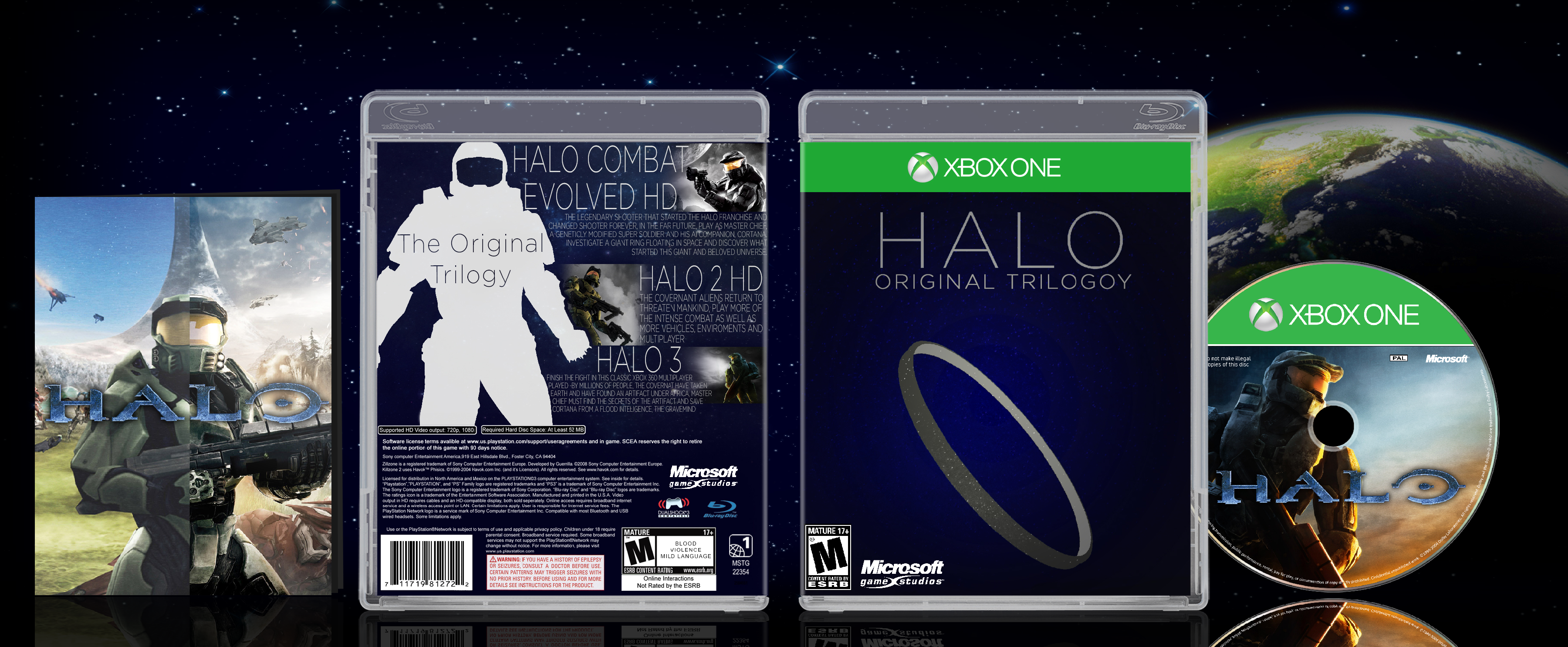 Halo Trilogy box cover