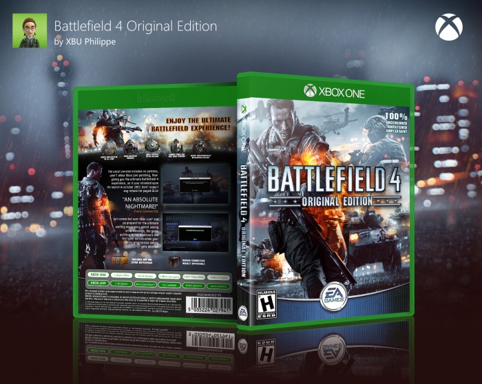 Battlefield 4 - Original Edition Xbox One Box Art Cover by 