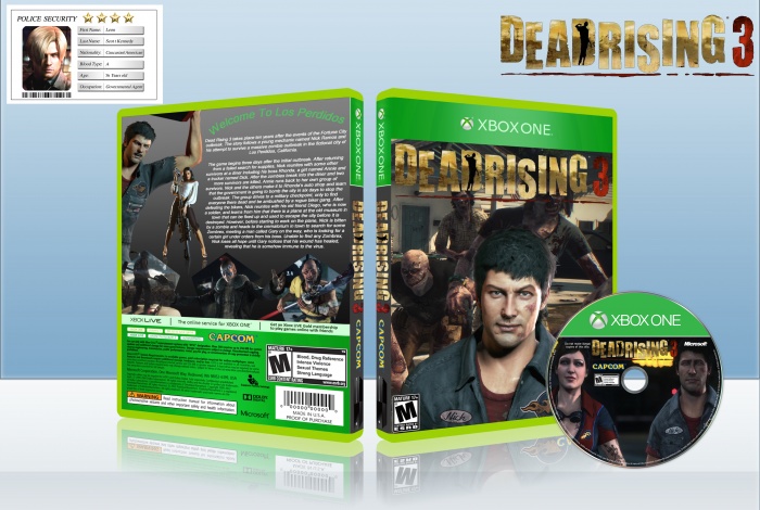 Dead Rising 3 Xbox One Box Art Cover By Leonskennedy 