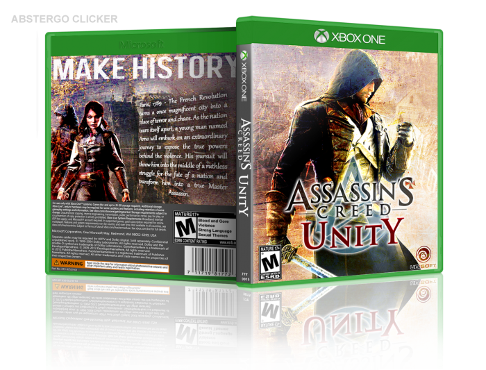 Assassin's Creed Unity Dead Kings Xbox One Box Art Cover by