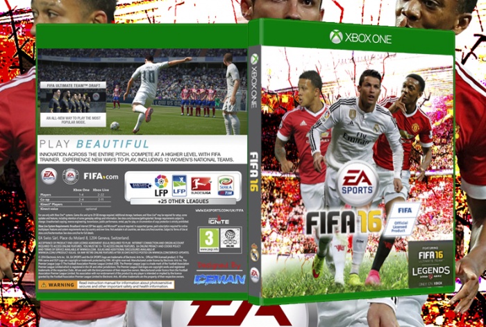 Fifa 16 Xbox One Box Art Cover By Iceman