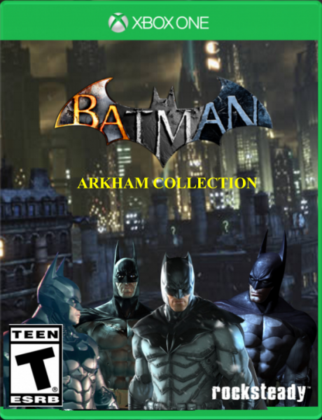 Batman: Arkham Collection Xbox One Box Art Cover by CrookDragoon666