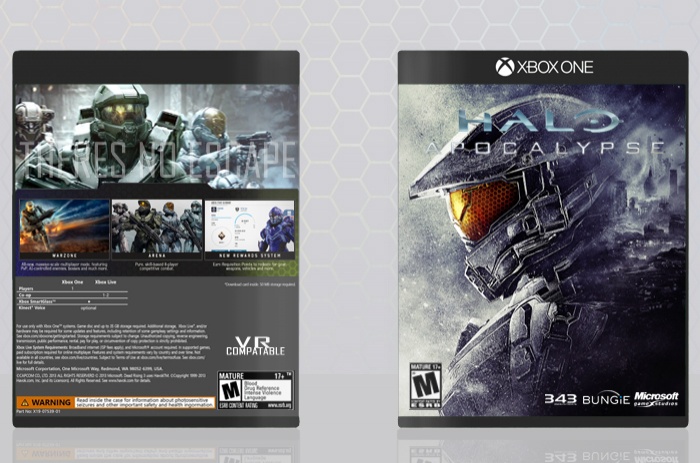 Halo Apocalyse Xbox One Box Art Cover by deadpool101