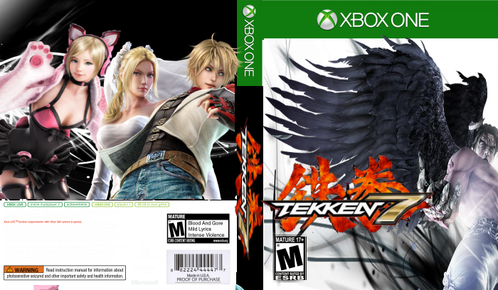 Tekken 7 simple concept box cover
