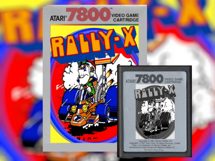 Rally-X (7800) box art cover