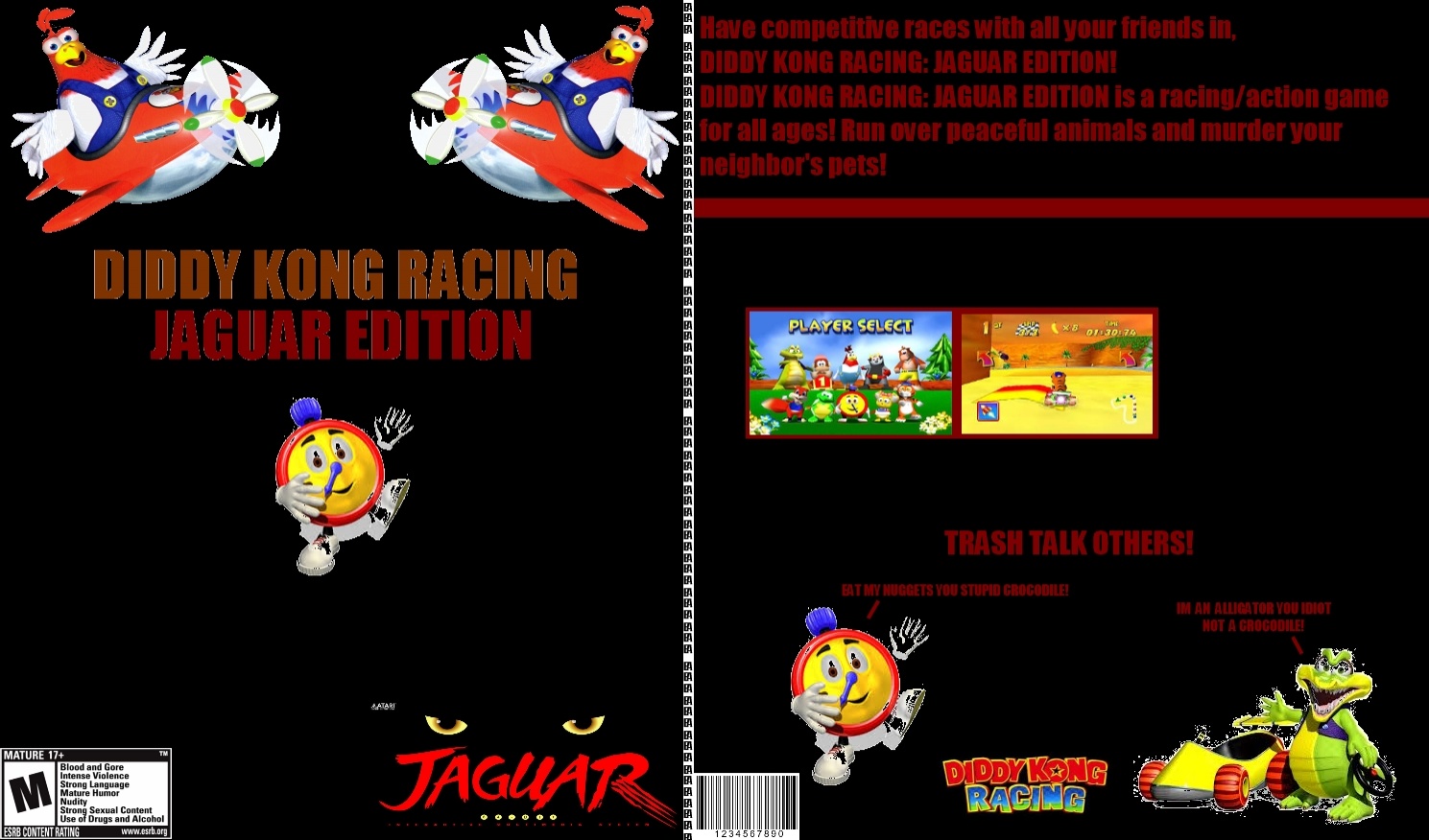 Diddy Kong Racing: JAGUAR EDITION box cover