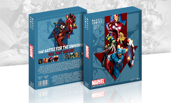 Marvel Universe Comic: Set Two box art cover