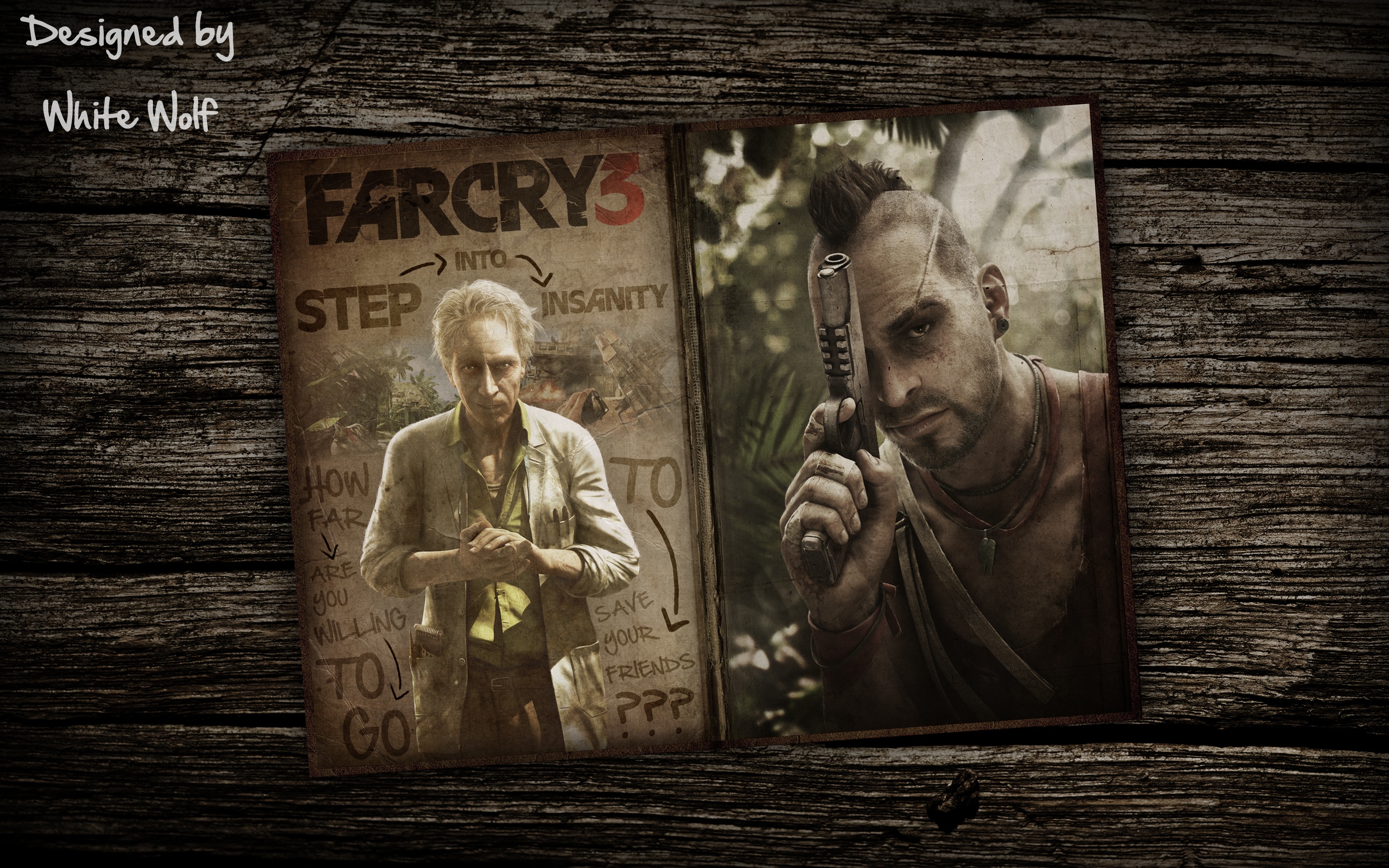 Far Cry 3 Books Box Art Cover By White Wolf