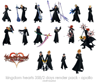 Kingdom Hearts 358/2 Days render