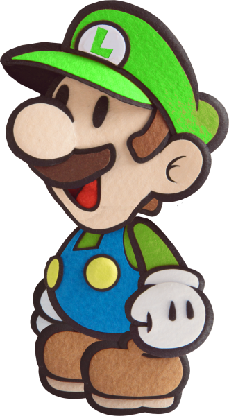 Paper Luigi render