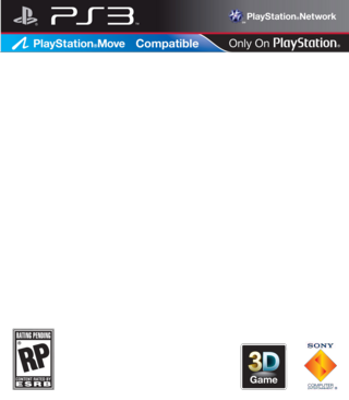 unstable mental Ripen PlayStation 3 w/ PS Move and 3D template