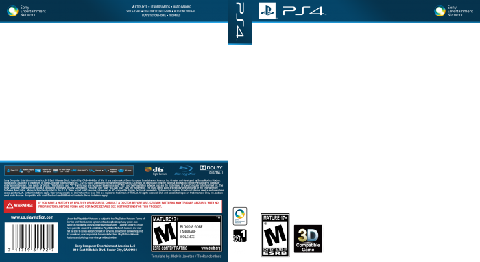 Playstation 4 template