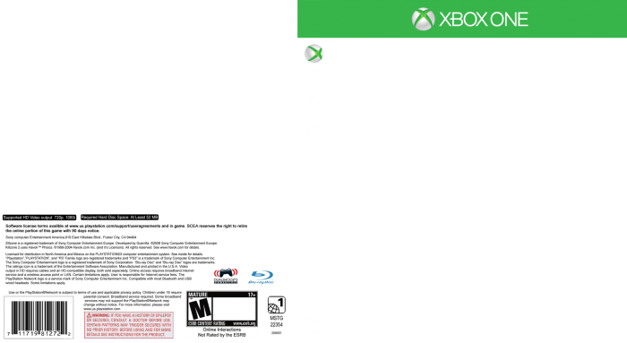 XBOX ONE template